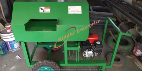 JUTE  FIBER DECORTICATOR ON WHEELS WITH PETROL ENGINE 